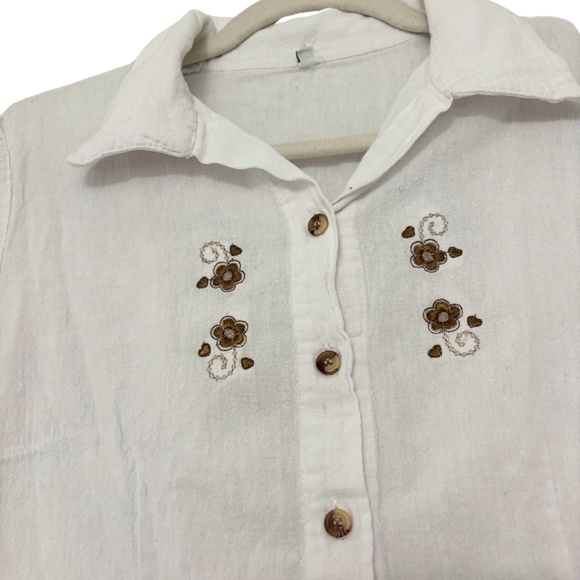 Vintage Button Up Tank Top - Picture 3 of 6